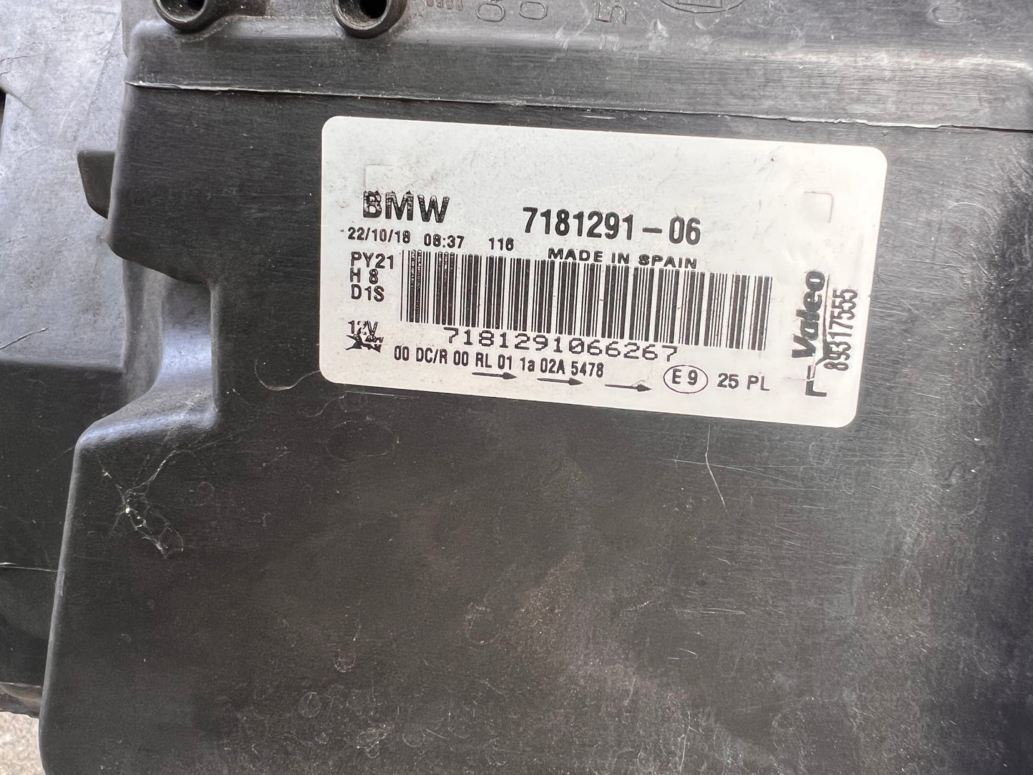 BMW 135i LH Head Light Lamp OEM Xenon with ballast