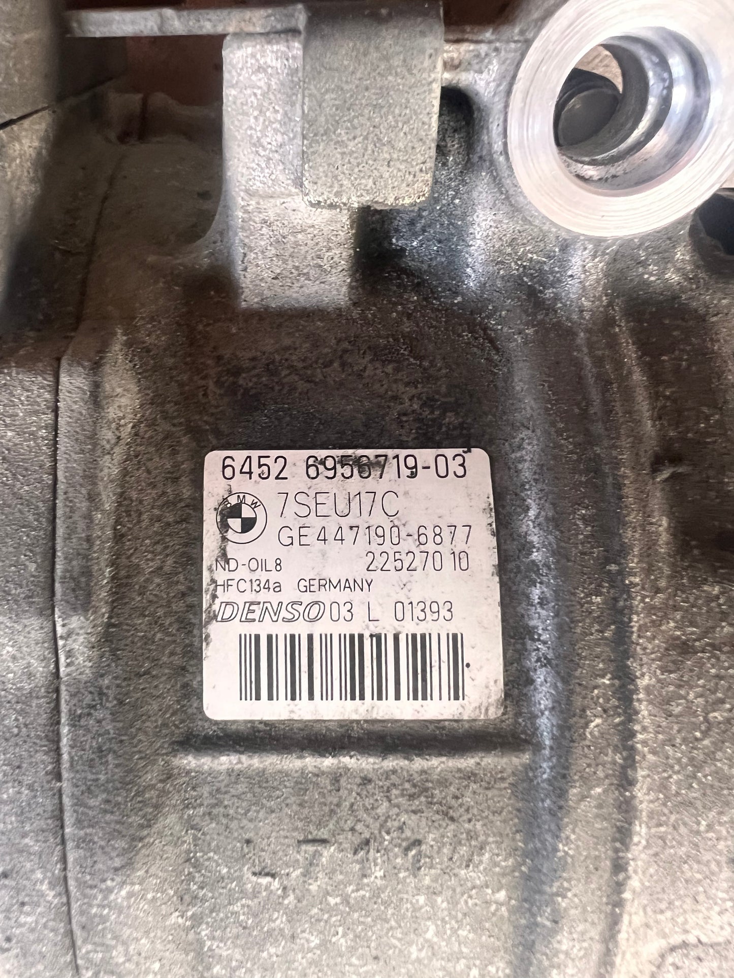 BMW E88 135i AC Compressor 6452695671903 DENSO OEM