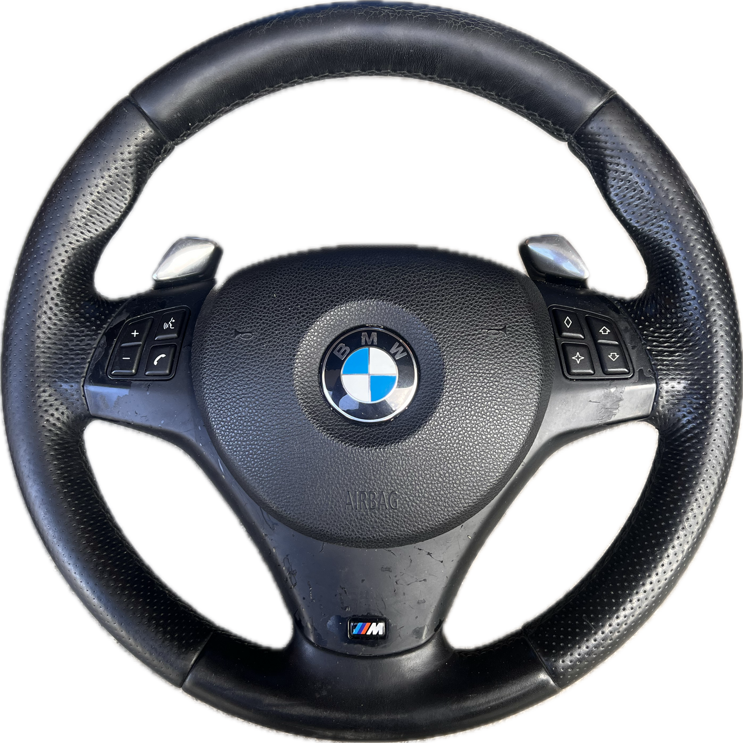 BMW 335i Steering Wheel M Sport Perforated Paddle Shift Type