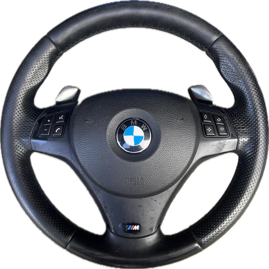 BMW 335i Steering Wheel M Sport Perforated Paddle Shift Type