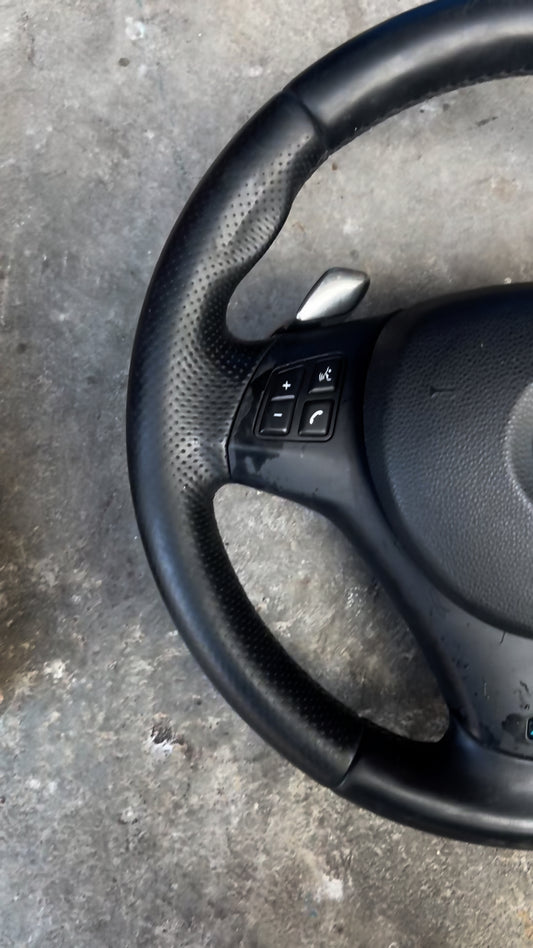 BMW 335i Steering Wheel M Sport Perforated Paddle Shift Type